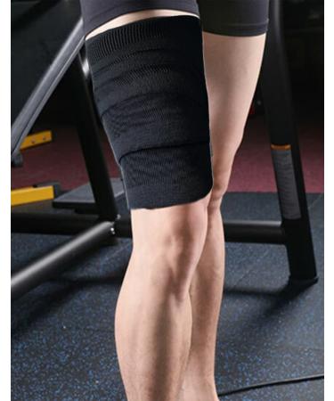 Elastic Knee Compress Wrap Bandage for Knee Calf Pain | Stabilizer for Men and Women | Compression Leg Brace Sleeve for Weightlifting - Buy Online on GoSupps.com