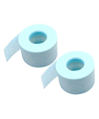 Minkissy 8 Rolls Silicone Gel Band Makeup Tape for Eyelash Extensions - Non-Woven Fabric Lash Tape 2.8x2.8x2.7cm Sky Blue - Ideal Adhesive Solution for Eyelash Application - Buy Online on GoSupps.com