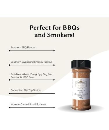 Pepper Tree Spice Co. Mesquite Rub Perfect Southern Flavour for BBQs and Smokers! - Buy Online on GoSupps.com