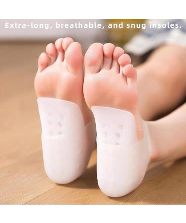 Height Increase Gel Heel Cups - Invisible Shoe Inserts & Arch Support Heel Pads for Comfort - Elevate 1.5CM - Buy Online on GoSupps.com
