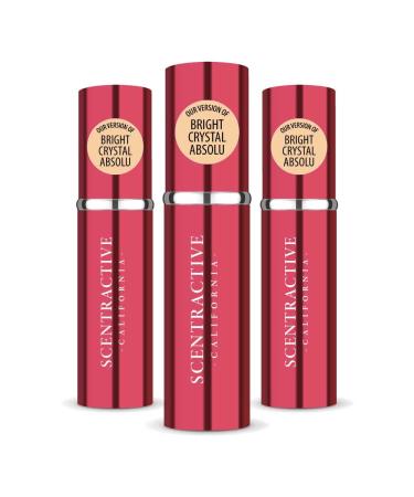 CA Perfume Impression of Bright Crystal Absolu For Women Replica Version Fragrance Dupes Concentrated Long Lasting Eau de Parfum Spray Refillable Atomizer Bottle 0.17 Fl Oz/5ml-X3 VRSC BRIGHT CRYSTAL ABSOLU IMPRESSION 0.51 Fl Oz (Pack of 1)