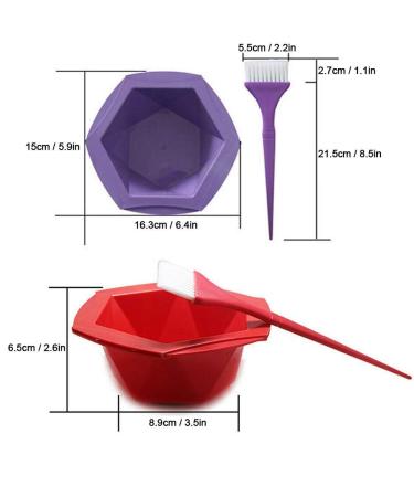 Professional Hair Dye Set: Coloring Brush & Bowl 7-Piece Bleaching & Tint Tools for Salon Quality Results - International Shipping Available - Buy Online on GoSupps.com