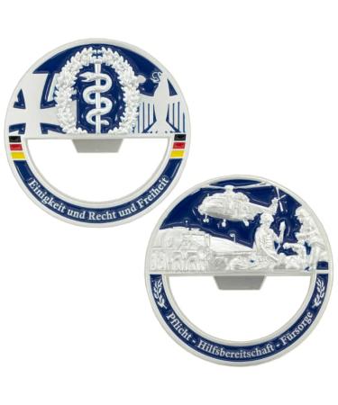 Caf Viereck Bundeswehr bottle opener coin - (medical)