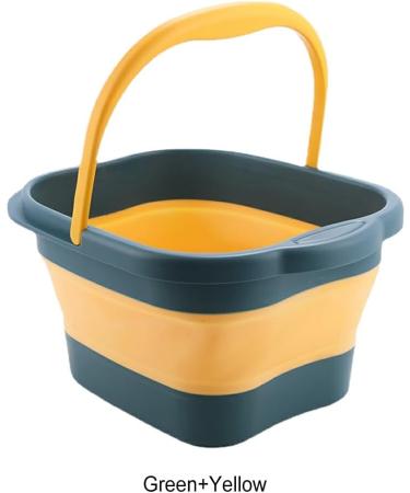 Fioerddtuie Foldable Foot Bath Bucket - Easy to Clean Portable Relaxation at Home & On-the-Go | Durable TPE Design - Buy Online on GoSupps.com