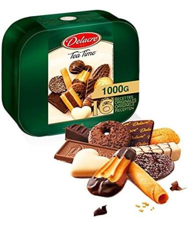  G n rique Delace Tea Time 1 kg Gourmet Biscuits with Assorted Flavours Family Size 1 kg for the Happiness of the Whole Family Pack of 2 - Buy Online on GoSupps.com