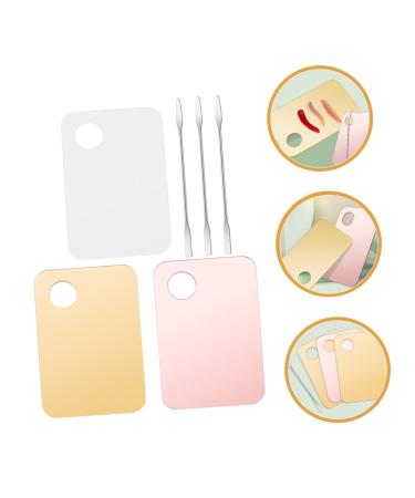Didiseaon 3 Sets Makeup Palette Tools - Acrylic Foundation Blending & Mixing Palette for Professional Cosmetic Application - Buy Online on GoSupps.com