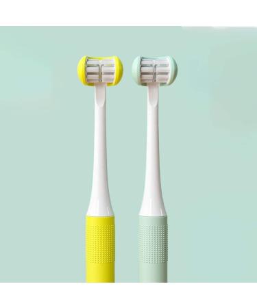 Buy Clean 3-Page Design Toothbrush for Kids Aged 2-6 | 3D Manual Toothbrushes for Sensitive Gums - International Shipping Available - Buy Online on GoSupps.com