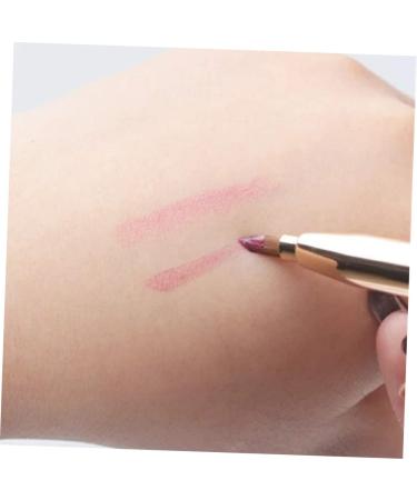 Housoutil Double-ended Lip Brush Double-sided Lip Brush Makeup Lip Makeup Beauty Tool Kit Lip Applicators Cosmetic Kit Lip Gloss Makeup Brush Retractable Lipbrush Lipstick Brush Metal - Buy Online on GoSupps.com