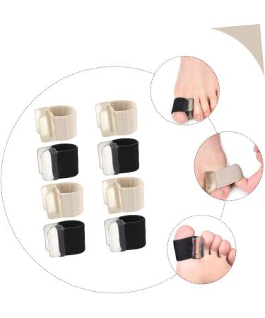 4 Pairs Toe Separator Straightener - Overlapping Bunion Relief & Yoga Thumb Protector - Elastic Splint for Men & Women - Assorted Colors - Buy Online on GoSupps.com