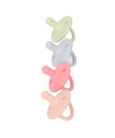 Breast-Like Pacifier Set - 4-Piece Baby Pacifier with Ventilation Holes for Comfortable Use - International Shipping Available - Buy Online on GoSupps.com