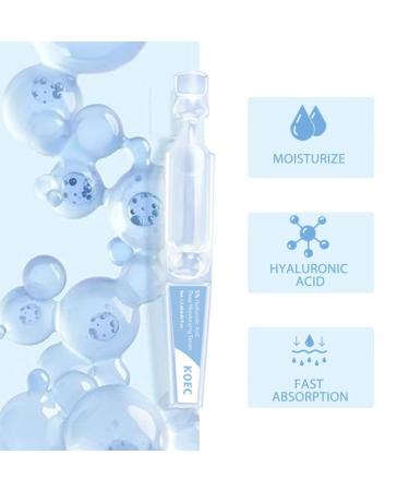 30 Pcs 5% UltraHydrating Serum Hyaluronic Acid Smoother Skin Moisturizing before makeup 24-HoursAnti-Aging serum for face Ultra Hydration Single-Use Vials Skincare (1.5 ml)*30pcs - Buy Online on GoSupps.com