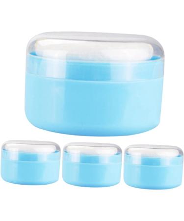 Hohopeti 8 Pcs Body Powder Puff Box - Travel Makeup Puff Set for Baby Powder Application - Charming Blue Air Cushion - 8x8x6cm - 2pcs - Buy Online on GoSupps.com