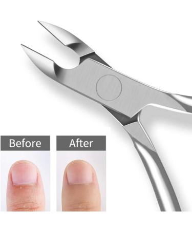 3pcs Nail Nipper Cuticle Trimmer Spoon Pusher Set - Nail Care Pedicure Manicure Tools - Buy Online on GoSupps.com