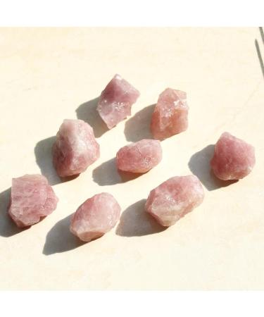 Natural Crystal Rough 30g/pc Natural Raw Pink Rose Quartz Crystal Rough Stone Specimen Crystal Love and Minerals Fish Tank Stone - Buy Online on GoSupps.com