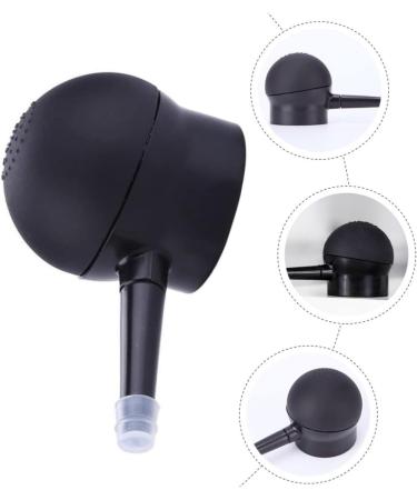 SKISUNO 3 Pcs Silicone Nozzle Balding Hair Pump Hair Building Fibers Spray Pump Fiber Tools Black - Buy Online on GoSupps.com