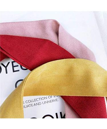 Yeshan Rabbit Ear Bow Headbands for Women - Set of 9 Solid Color Twist Wired Headbands for Yoga, Sports, and Hair accessory - Buy Online on GoSupps.com