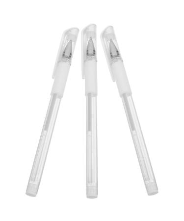 Hemobllo 3 pi ces Stylo Sourcils Microblading Blanc Marqueur Positionnement Pr cis Pour Cartographie Sourcils L vres Professionnel
