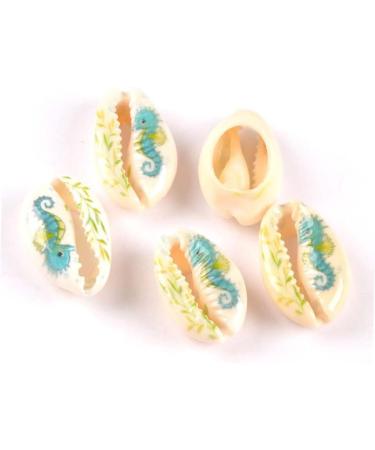 40 Pcs Summer Earrings Colorful Jewelry Bracelet Beads DIY Shell Earring Pendant Charm Spiral Miss 1.9x1.6x1cm Colorful - Buy Online on GoSupps.com