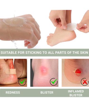 Invisible Blister Plasters Bandages - 16 Pcs Blister Gel Guard for Feet, Fingers, Toes - Waterproof Blister Protector - Ski & Outdoor Activities - 4 * 4P - Buy Online on GoSupps.com
