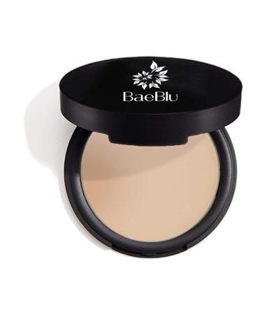 BaeBlu Organic Setting Powder, Extend Makeup Wear Time, Minimize Oil and Pores, Sheer Medium