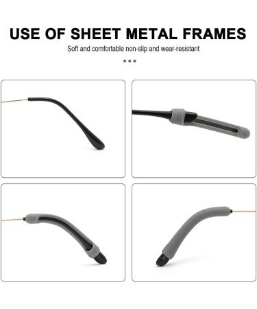 Quesuc 10 Pairs of Non-Slip Silicone Glasses Accessories - Secure Sports & Reading Ear Hooks - Buy Online on GoSupps.com