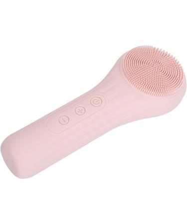 Electric Face Cleansing Brush Vibration Heating Waterproof Silicone Facial Deep Cleansing Brush - Buy Online on GoSupps.com