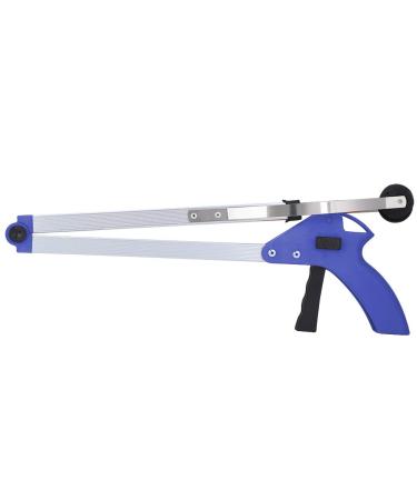 Grabber Reacher Tool - Trash Claw Grabbers & Litter Picker for Easy Waste & Garden Cleanup (Blue Handle - Buy Online on GoSupps.com