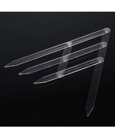 Eyebrow Caliper Ruler Acrylic Eyebrow Caliper Ruler Durable Reusable Measuring Make Up Tool Three Point Positioning Measure symmetrical tool - Buy Online on GoSupps.com