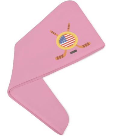 Super Absorbent Hockey Microfiber Hair Towel Wrap for Women - 10x26 Inch Hair Turban with Button | International Shipping Available - Buy Online on GoSupps.com