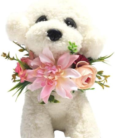Soonhua Adjustable Dog Flower Crown | Pet Hair Band for Weddings Festivals & Birthdays - Flower Garland & Photography Props - Buy Online on GoSupps.com