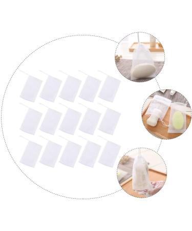 Zerodeko 100 Pcs Soap Bubble Net - Exfoliating Foam & Bar Soap Saver Pouch - Shower Mesh Bags for Cleansing - International Shipping Available - Buy Online on GoSupps.com