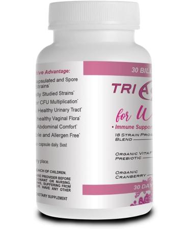 Essential Source Triactive Biotics for Women Probiotics for Women with 18 Strains, Organic VitaFiber Prebiotic & Cranberry for Digestive, Immune, Urinary & Vaginal Health 30 Capsules 30 Count (Pack of 1) - Buy Online on GoSupps.com