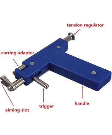 Baugger Piercing | Ear Piercing Gun set Safety Ear Nose Navel Body Piercing Gun kit set with 98Pcs Earring Studs - Buy Online on GoSupps.com