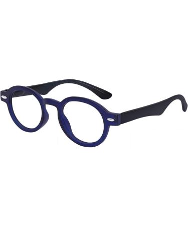 OCCI CHIARI Classic 3.50 Reading Glasses for Women - Trendy Round Rim Frames Durable Design Blue 3.5x Magnification - Buy Online on GoSupps.com