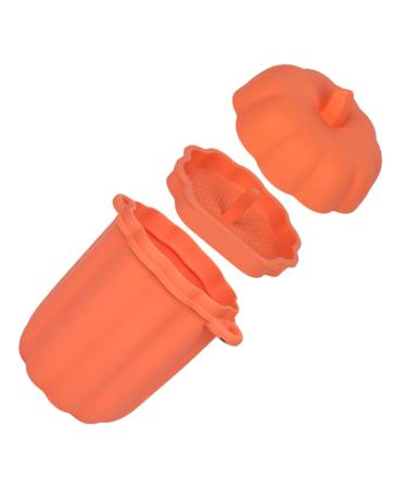 Pumpkin sieve fat separator for cooking oil separator for cooking fat container for kitchen oil holder for cooking oil glass pebble gel storage box drain the oil