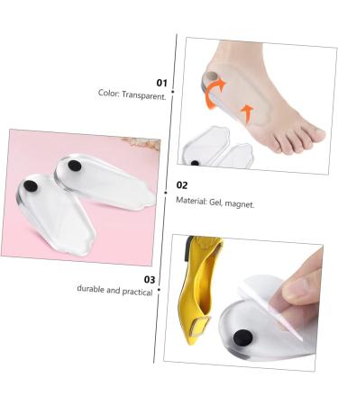Shop Gatuida 4 Pairs Heel Pad Shoe Pads - Universal Gel Foot Protectors for High Heels | Comfortable Heel Cup Support for Men & Women - Buy Online on GoSupps.com