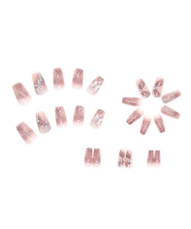 WOOXDYUK Nail Art Set - 24 Medium French Tip Press On Nails with Crystal Butterflies Imported Jelly Glue + Nail Rub & Remover for Perfect Nail Designs - Buy Online on GoSupps.com