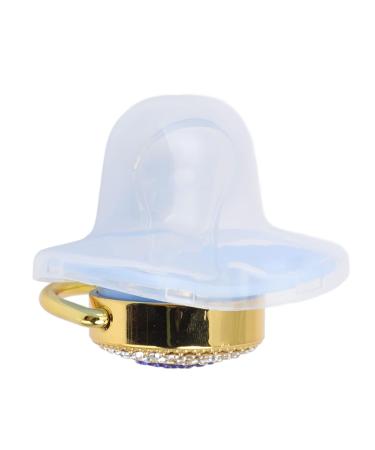 Shop Gientan Heart-Shaped Baby Pacifier with Rhinestones | Soft & Light Newborn Pacifier (Blue) - International Shipping Available - Buy Online on GoSupps.com
