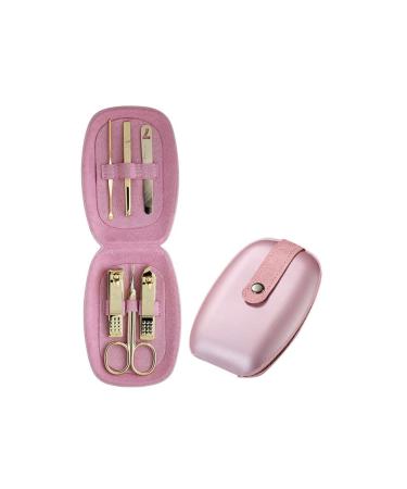 Nail Clipper Set 6-Piece Nail Clippers Set Portable Nail Set Decoration Foot Care Beauty Set Nail Care with Portable Holster Nail Clipper Kit (Color : E)