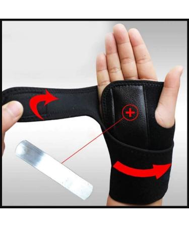 Regain R1 Carpal Tunnel Wrist Brace with Removable Splint - Adjustable Support Wrap for Right Hand - Universal Size - Buy Online on GoSupps.com