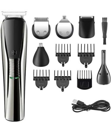 Ultimate Hair Clippers for Men - All-in-One Grooming Kit | Electric Beard Trimmer & Rechargeable Hair Trimmer for Body Nose Ear & Eyebrow - Buy Online on GoSupps.com