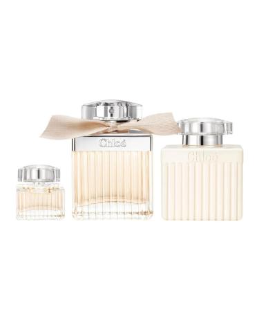 Chloe EAU DE PARFUM SPRAY 2.5 OZ & BODY LOTION 3.4 OZ & EAU DE PARFUM 0.17 OZ MINI