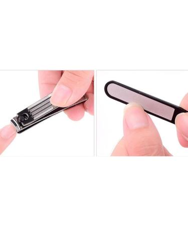 UNbit Nail Clipper Adult Nail Clippers/Stainless Steel Black Nail Clippers 81mm Stainless Steel High-end Nail Tool Scissors Finger Knife - Buy Online on GoSupps.com