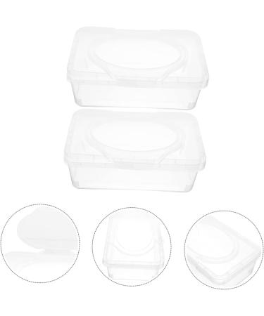 HOEMENT 10 Pack Baby Towel Keeper Case Travel Wiper Bag Dispenser for Wet Wipes & Diapers - Transparent PP Holder - 19.5x12.5x7.5cm - Buy Online on GoSupps.com