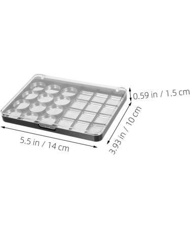 Hemobllo Palette Magn tique De Maquillage Vide 2 Pi ces 24 Emplacements Compacte M tallique Pour Fards Paupi res Porte-ombres Paupi res Aimant Usage Professionnel Et Retouches Rapides - Buy Online on GoSupps.com