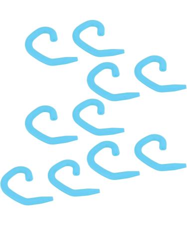 10 Pieces Reusable Childrens Face Shield Ear Hook Flexible and Comfortable Silicone Ear Protector Hook (Light Blue) - Buy Online on GoSupps.com
