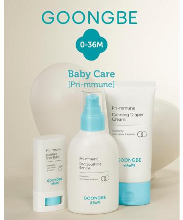 Pri-mmune Calming Diaper Cream - Korean Zinc Oxide Baby Cream for Soothing & Treating Diaper Rash - Allergen-Free 2.7oz - Buy Online on GoSupps.com