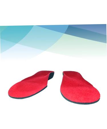 Didiseaon Flatfoot Insoles - Optimal Arch Support & Cushioning for Sports Shoes | Damping Shoe Inserts for Men & Women - Red - Buy Online on GoSupps.com