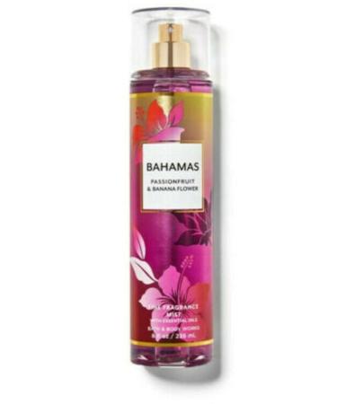 Bath and Body Works Fine Fragrance Mist (BAHAMAS PASSIONFRUIT & BANANA FLOWER 8 Fl Oz) - Buy Online on GoSupps.com