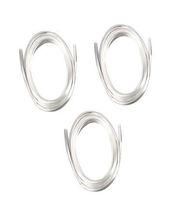 minkissy 3pcs 1 Nail Length Tips Silk Fiberglass Nail Extension Nail Salon Supplies Fiber Builder for Fiberglass Nails Fake Nail Fiber Fale Nails Clear Glass Nail Art Fiber Glasses Square Size 1x3pcs As Shownx3pcs